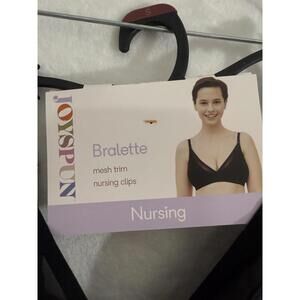 Joyspun Nursing Bra Small Black Maternity Womens Mesh Wireless NWT